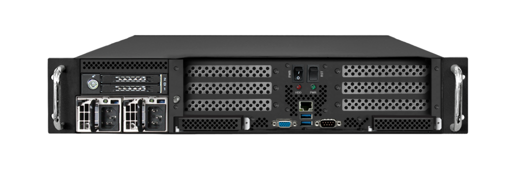 Milgrade rugged 19" server S8 Solo front 2U