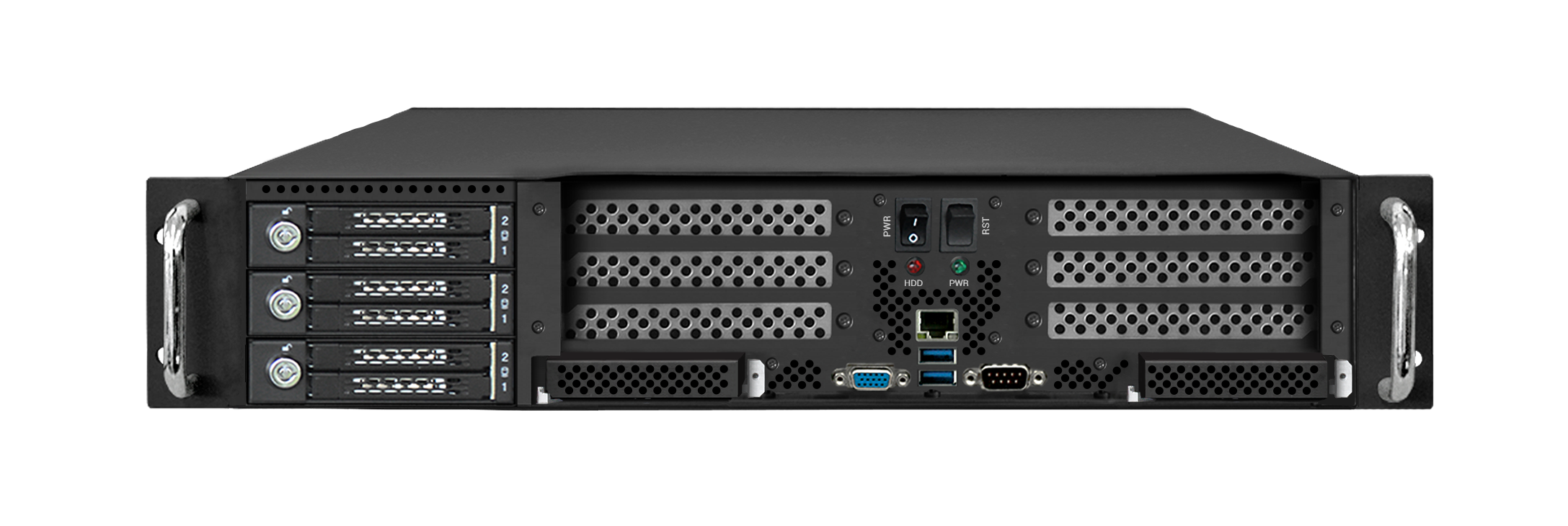 Milgrade rugged 19" server S8 Solo front