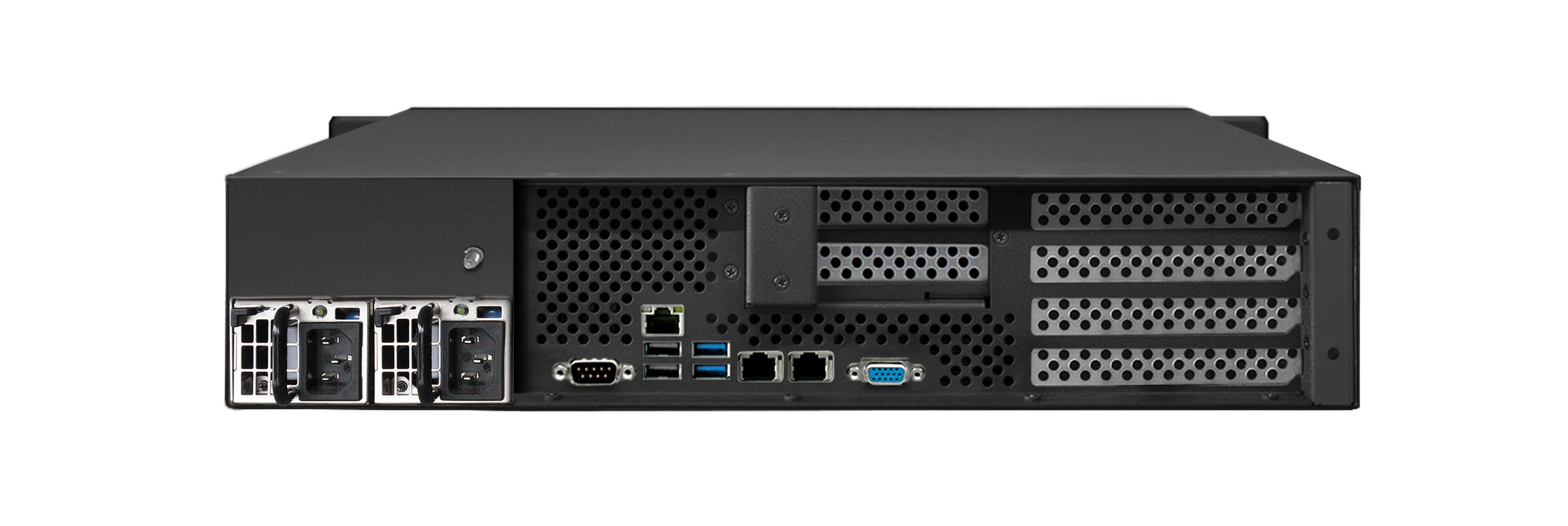 Milgrade rugged 19" server S8 Solo rear
