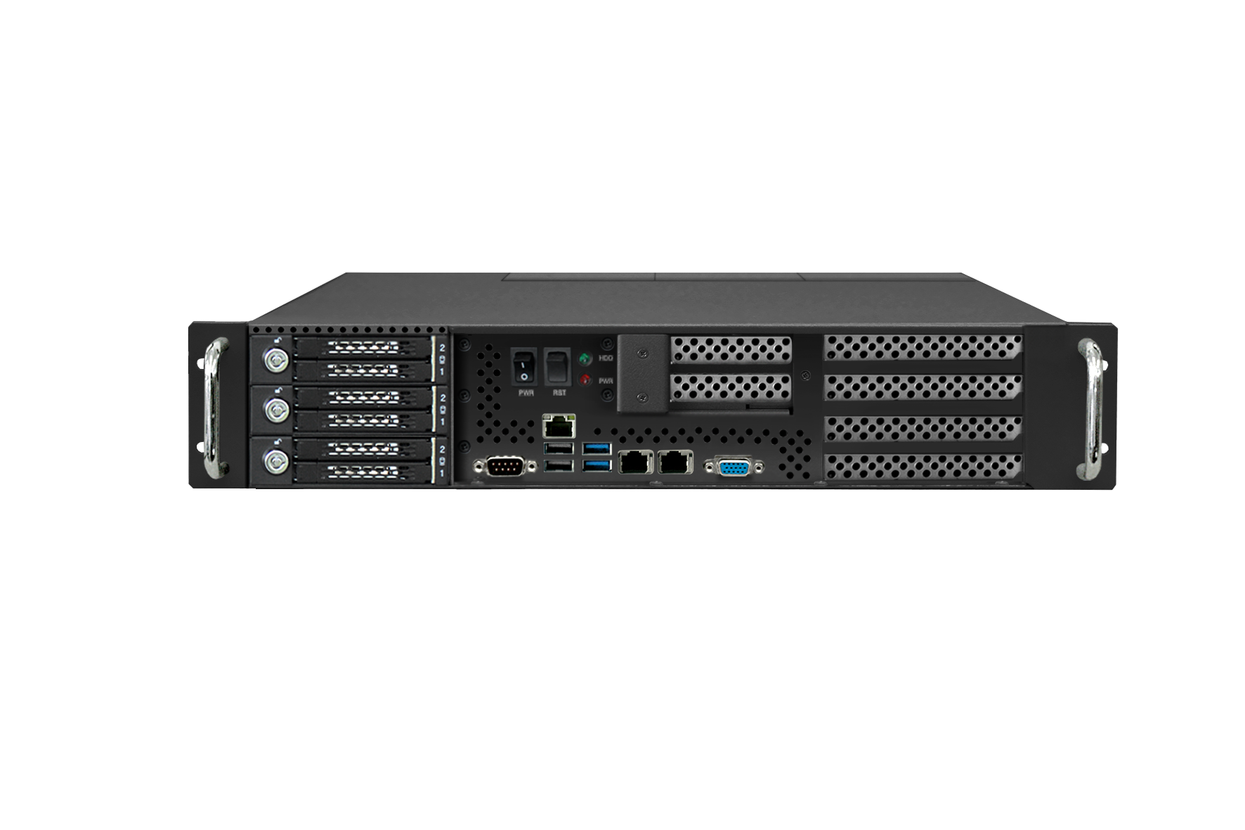 rugged 19" server S8 Solo front 2U