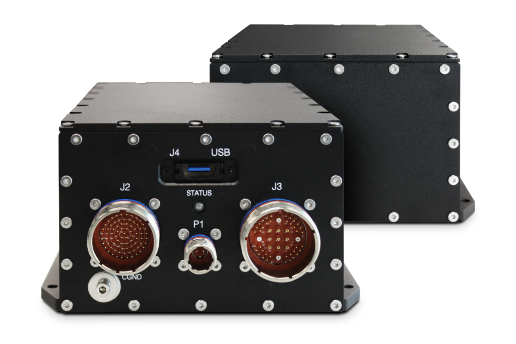Fully rugged mission computer front