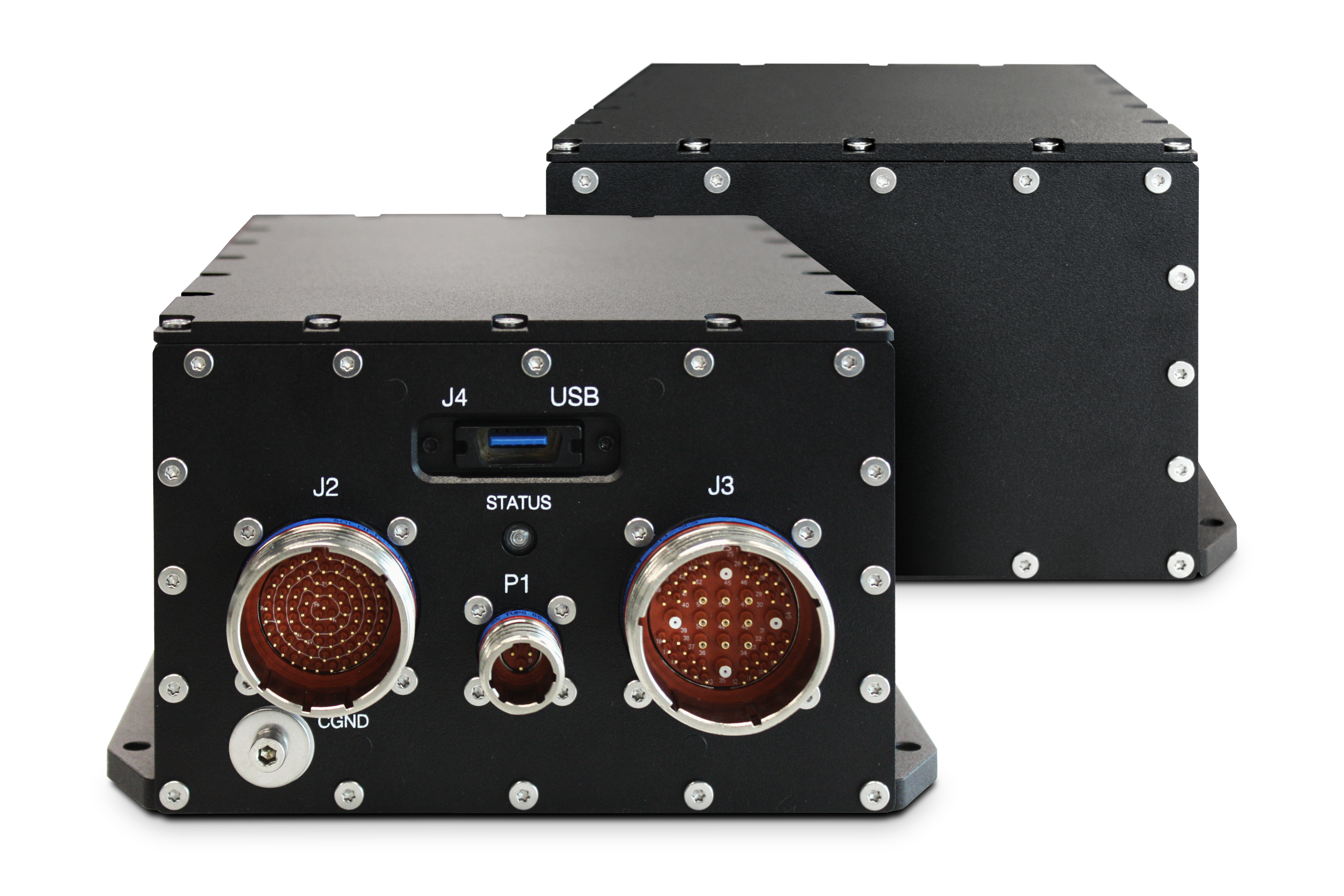 Fully rugged mission computer front