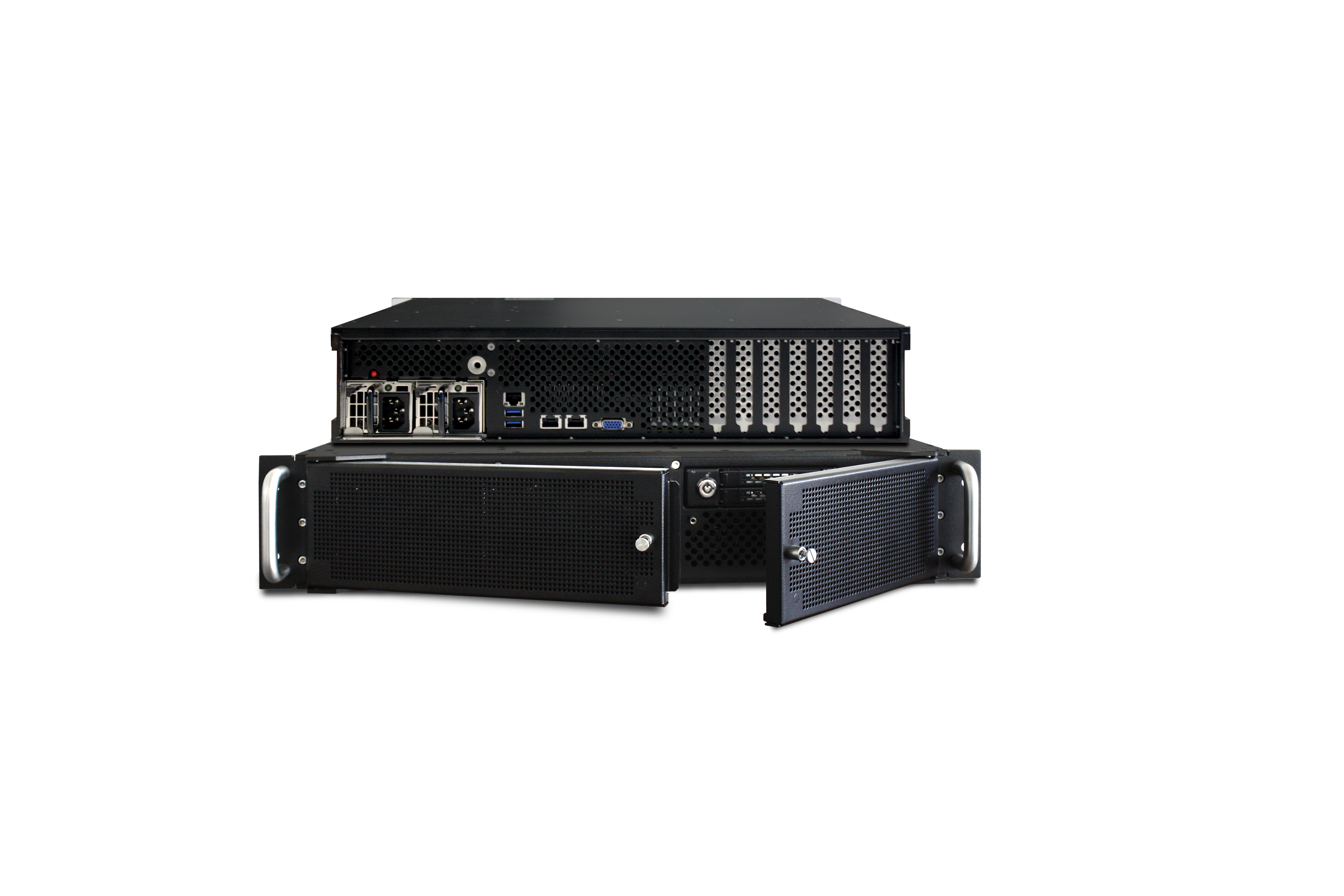 Extreme rugged servers for display